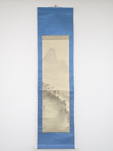 JAPANESE HANGING SCROLL / HAND PAINTED / SCENERY